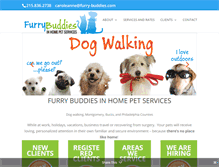 Tablet Screenshot of furry-buddies.com